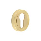 JV503ESB Frelan Hardware Jedo Satin Brass Euro Profile Escutcheon