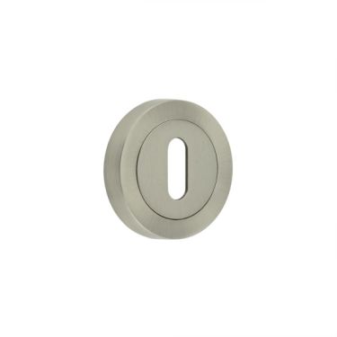 Click Here To Enlarge This Photo Of JV503SN Frelan Hardware Jedo Satin Nickel Standard Key Escutcheon