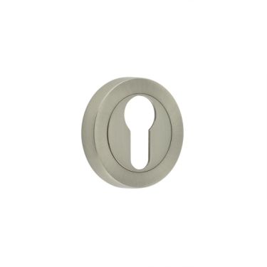 Click Here To Enlarge This Photo Of JV503ESN Frelan Hardware Jedo Satin Nickel Euro Profile Escutcheon