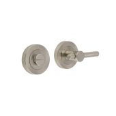 JV855SN Frelan Hardware Satin Nickel Knurled Bathroom Turn & Release