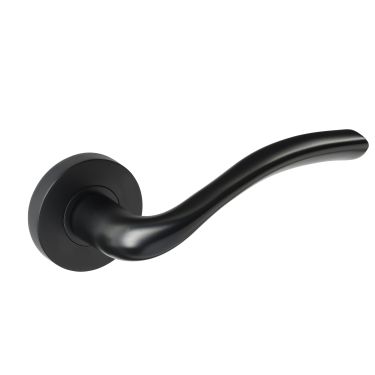 Click Here To Enlarge This Photo Of JTF1710-F Jigtech 'Solar' Lever On Rose Matt Black [CE]