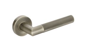 JTHA1900-F Jigtech 'Tactil' Lever On Rose Matt Antique Brass [CE]