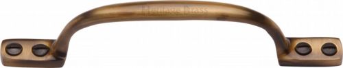 Click Here To Enlarge This Photo Of V1090 152-AT Heritage Brass Pull Handle Russell Design 152mm Antique Brass Finish