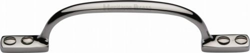 Click Here To Enlarge This Photo Of V1090 152-PNF Heritage Brass Pull Handle Russell Design 152mm Polished Nickel Finish