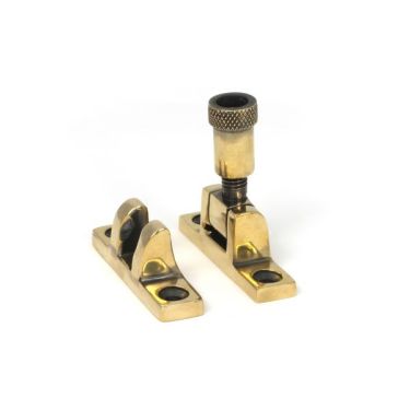 Click Here To Enlarge This Photo Of 45490 From the Anvil Aged Brass Brompton Brighton Fastener - Narrow (Square)