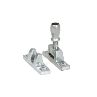 Click Here To Enlarge This Photo Of 45981 From the Anvil Satin Chrome Mushroom Brighton Fastener - Narrow (Square)