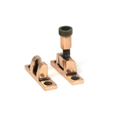 Click Here To Enlarge This Photo Of 46583 From the Anvil Polished Bronze Brompton Brighton Fastener - Narrow (Square)