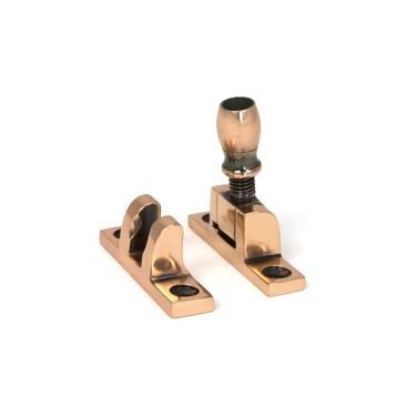Click Here To Enlarge This Photo Of 46586 From the Anvil Polished Bronze Mushroom Brighton Fastener - Narrow (Square)