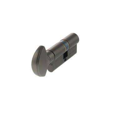 Click Here To Enlarge This Photo Of C620F92525 - AGB Euro Profile 5 Pin Cylinder & Turn 30-30mm (60mm) – Black Nickel