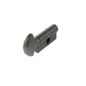 C620F92525 - AGB Euro Profile 5 Pin Cylinder & Turn 30-30mm (60mm) – Black Nickel