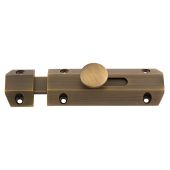 AQ81AB - Carlisle Brass Flat Surface Bolt 102mm Antique Brass