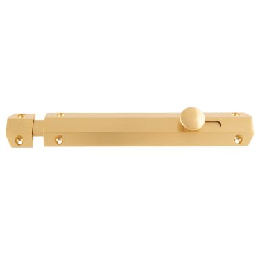 Click Here To Enlarge This Photo Of AQ83SB - Carlisle Brass Flat Surface Bolt 202mm Satin Brass
