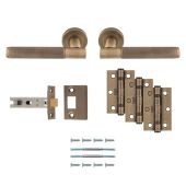 UDP010AB/INTB - Carlisle Brass 'Lagos' Ultimate Door Pack - Antique Brass
