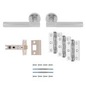 UDP010CP/INTB - Carlisle Brass 'Lagos' Ultimate Door Pack - Polished Chrome