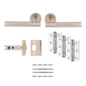 UDP010SN/INTB - Carlisle Brass 'Lagos' Ultimate Door Pack - Satin Nickel