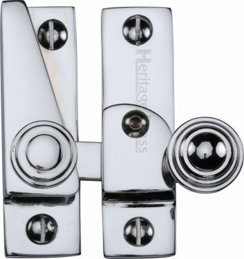Click Here To Enlarge This Photo Of V1104L-PC Heritage Brass Sash Fastener Lockable Polished Chrome Finish