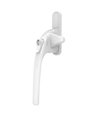Click Here To Enlarge This Photo Of BX056178 MILA White Lockable Cockspur Handle - Left Hand