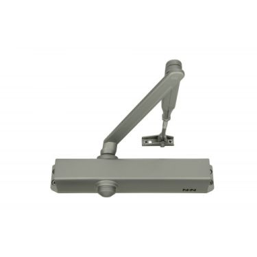 Click Here To Enlarge This Photo Of NHN87VP-BC 87V NHN Silver Variable Power Size 6-7 Overhead Door Closer with Backcheck Function