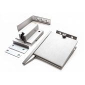 DSSFD MK2 Fire Rated Door Selector (Wedge Shape) - Satin Anodised Aluminium