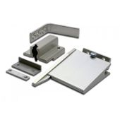 DSSSSFD MK2 Fire Rated Door Selector (Wedge Shape) - Satin Stainless Steel