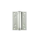 LSA04 GROOM Liobex 4" Silver Single Action Spring Hinges (Suitable for 21-30mm thick doors)