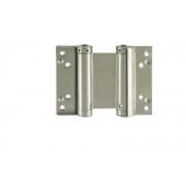 LDA04 GROOM Liobex 4" Silver Double Action Spring Hinges (Suitable for 21-30mm thick doors)