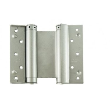 Click Here To Enlarge This Photo Of LDA05 GROOM Liobex 5" Silver Double Action Spring Hinges (Suitable for 25-35mm thick doors)