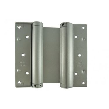 Click Here To Enlarge This Photo Of LDA08 GROOM Liobex 8" Silver Double Action Spring Hinges (Suitable for 35-55mm thick doors)