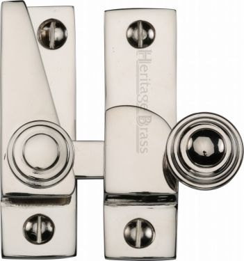 Click Here To Enlarge This Photo Of V1104-PNF Heritage Brass Sash Fastener Polished Nickel Finish