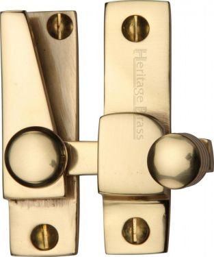 Click Here To Enlarge This Photo Of V1105-PB Heritage Brass Sash Fastener Polished Brass Finish
