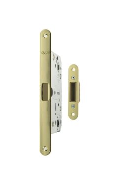 Click Here To Enlarge This Photo Of AGB2XTWCPB - AGB Polaris 2XT Magnetic Latch / Bathroom Lock (60mm backset) – Polished Brass