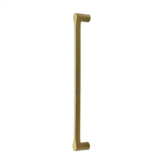 V1238 332-SB Heritage Brass Door Pull Handle Gio Design 332mm Satin Brass Finish
