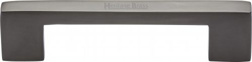 Click Here To Enlarge This Photo Of C0337 96-MB Heritage Brass Cabinet Pull Metro Design 96mm ctc Matt Bronze Finish