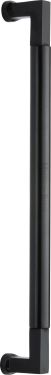 Click Here To Enlarge This Photo Of V1312 483-BKMT Heritage Brass Door Pull Handle Bauhaus Design 483mm Matt Black Finish