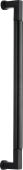 V1312 483-BKMT Heritage Brass Door Pull Handle Bauhaus Design 483mm Matt Black Finish