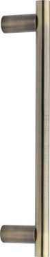 Click Here To Enlarge This Photo Of V2059 336-AT Heritage Brass Door Pull Handle 19mm Bar Design 336mm Antique Brass Finish