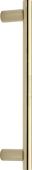 V2059 336-PB Heritage Brass Door Pull Handle 19mm Bar Design 336mm Polished Brass Finish