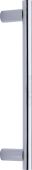 V2059 336-PC Heritage Brass Door Pull Handle 19mm Bar Design 336mm Polished Chrome Finish