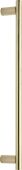 V2059 489-PB Heritage Brass Door Pull Handle 19mm Bar Design 489mm Polished Brass Finish