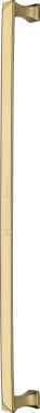Click Here To Enlarge This Photo Of V1232 478-PB Heritage Brass Door Pull Handle Pyramid Design 478mm Polished Brass Finish