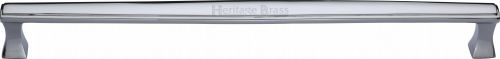 Click Here To Enlarge This Photo Of V1334 457-PC Heritage Brass Door Pull Handle Deco Design 457mm Polished Chrome Finish