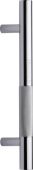 V1365 305-PC Heritage Brass Door Pull Handle Bar Knurled Design 305mm Polished Chrome Finish