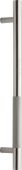 V1365 457-SN Heritage Brass Door Pull Handle Bar Knurled Design 457mm Satin Nickel Finish