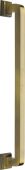 V1964 490-AT Heritage Brass Door Pull Handle Square Vintage Design 490mm Antique Brass Finish