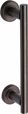 Click Here To Enlarge This Photo Of V2057 336-MB Heritage Brass 19mm Bar Door Pull Handle with base 336mm Matt Bronze finish