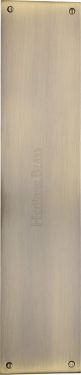 Click Here To Enlarge This Photo Of V740 350-AT Heritage Brass Fingerplate 350mm Antique Brass finish