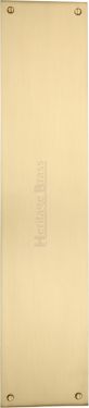 Click Here To Enlarge This Photo Of V740 350-SB Heritage Brass Fingerplate 350mm Satin Brass finish