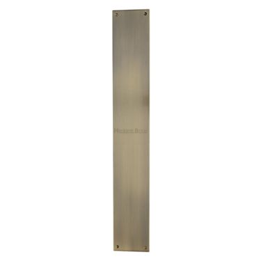 Click Here To Enlarge This Photo Of V740 500-AT Heritage Brass Fingerplate 500mm Antique finish