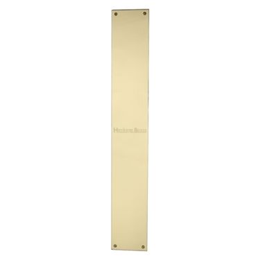 Click Here To Enlarge This Photo Of V740 500-PB Heritage Brass Fingerplate 500mm Polished Brass finish