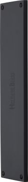 Click Here To Enlarge This Photo Of V741 310-BKMT Heritage Brass Fingerplate 310mm Matt Black finish